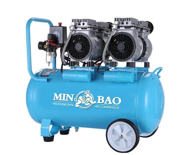 Máy nén khí không dầu MINBAO MB-O50L-2, 50 Lít, cs 1300W