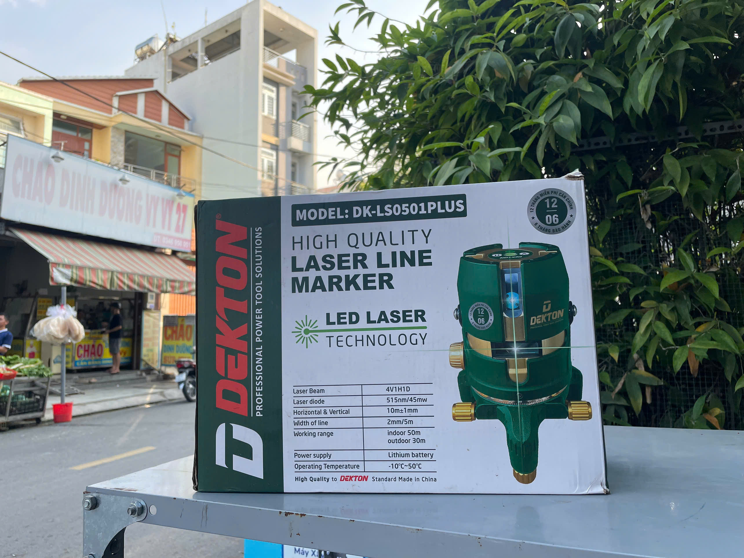 Máy cân mực laser 5 tia xanh DEKTON  DK-LS0501 Plus