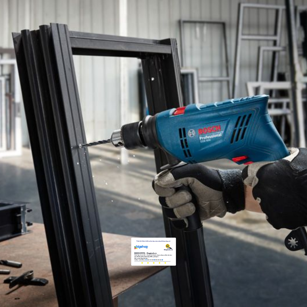 Máy khoan động lực 600W Bosch GSB 600 (Set 100 phụ kiện)