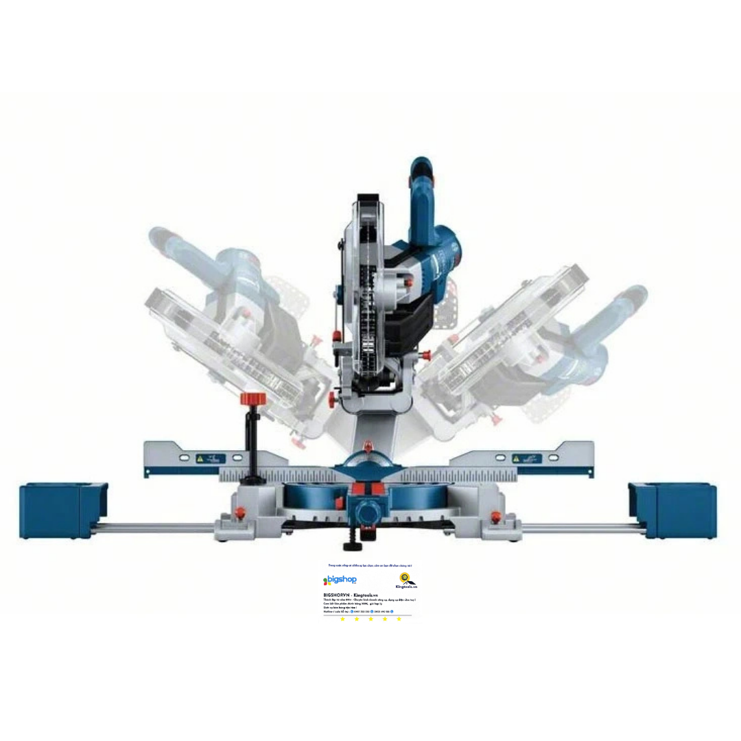 Máy cưa trượt đa góc BOSCH GCM 254 D (CS 1800W, lưỡi 255mm)