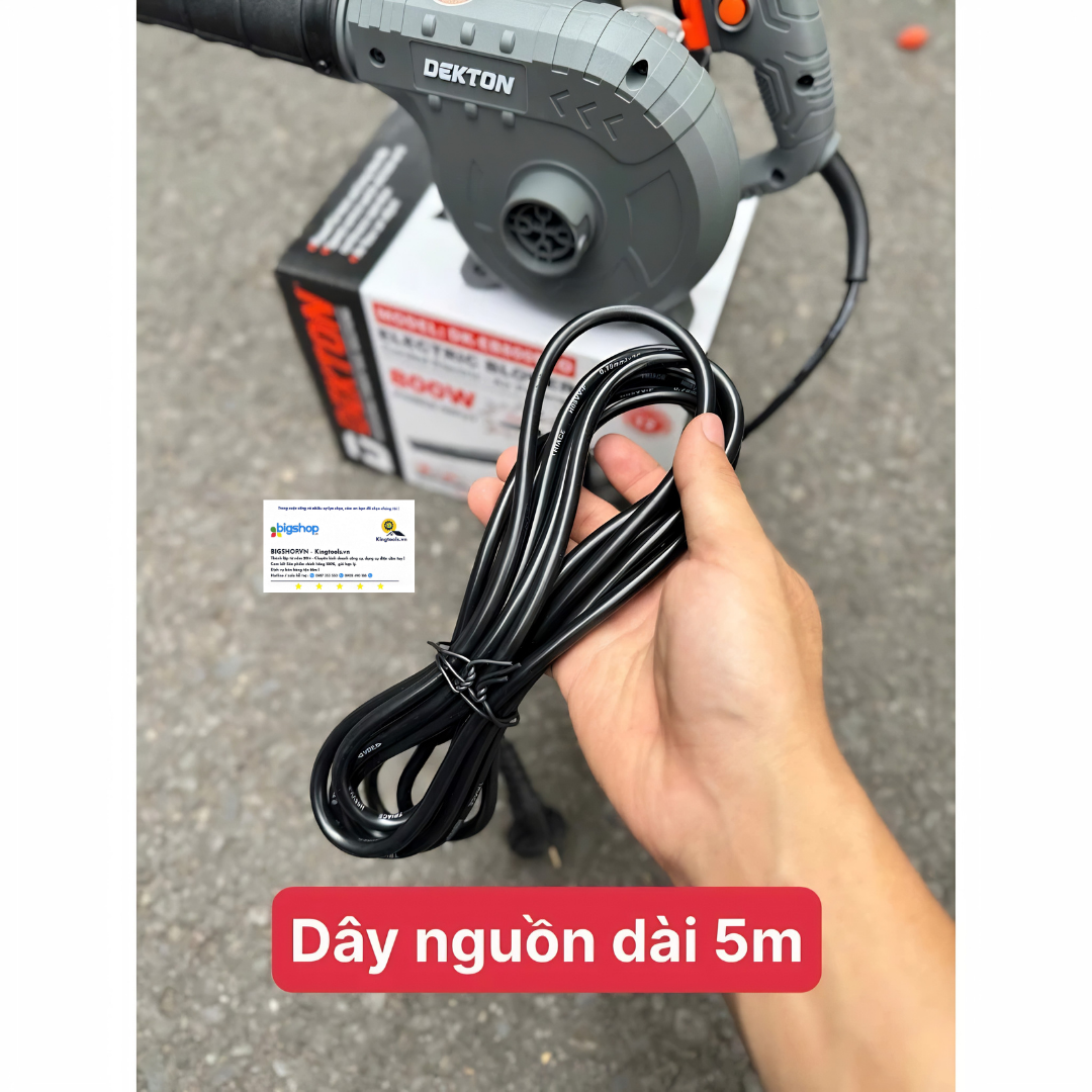 Máy thổi hút bụi cầm tay DEKTON DK-EB800PRO – Công suất 800W