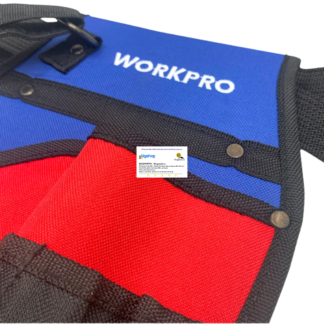 Túi đựng dụng cụ bẳng vải dệt đeo hông Workpro WP281014
