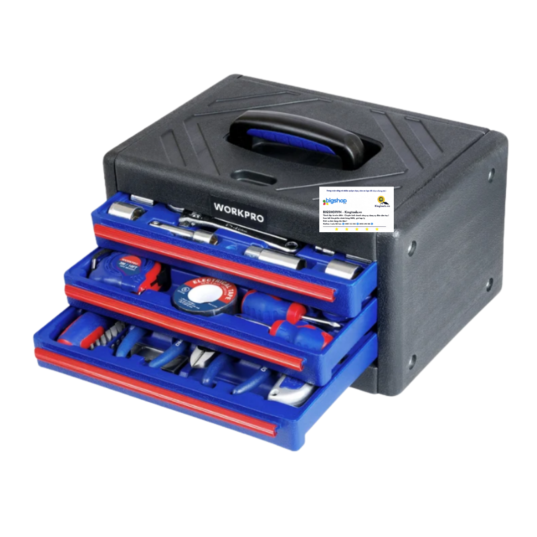Bộ công cụ dụng cụ các loại 125 món WORKPRO WP209028