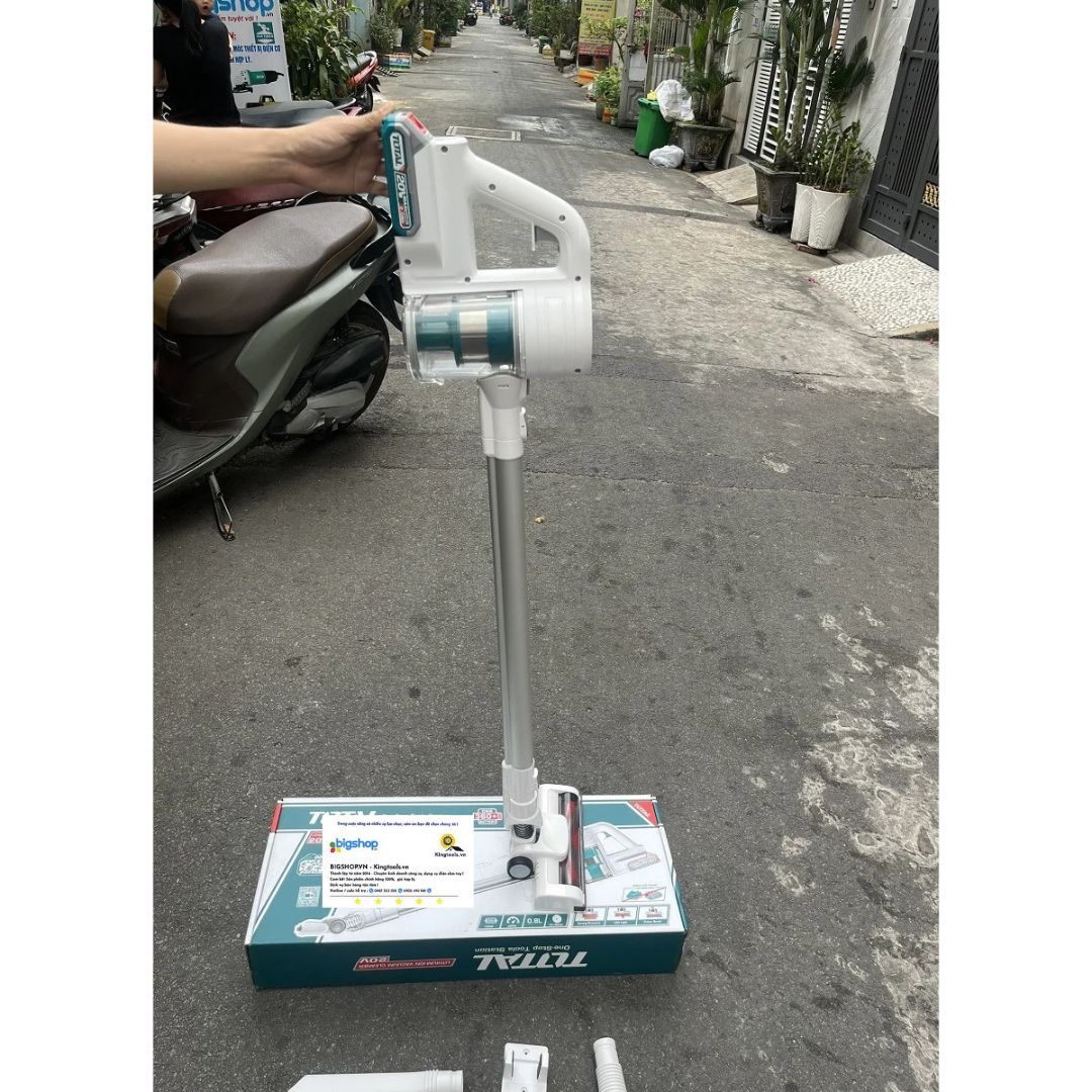 Máy hút bụi dùng pin 20V Total TVLI20061 (Dung tích 0.8L) - Thân máy