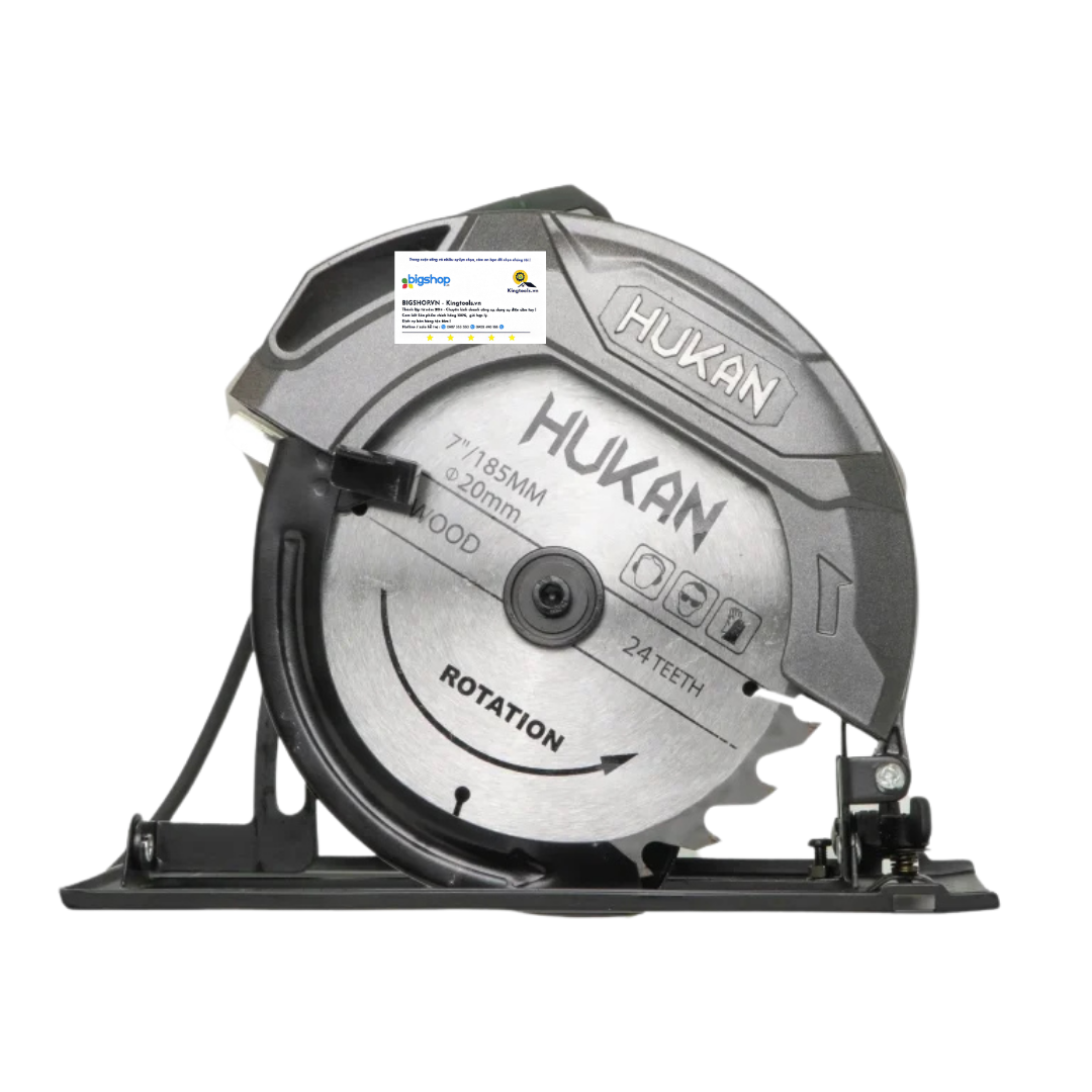Máy cắt gỗ HUKAN G2-CG185N (GEN 2) - CS 1500W, Đĩa 185mm