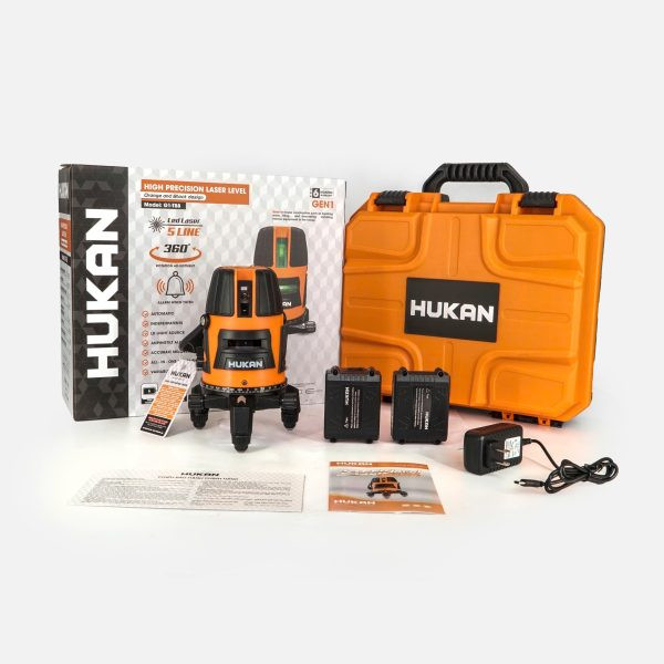 Máy cân bằng laser 5 line Hukan T88 ( Không kèm chân)