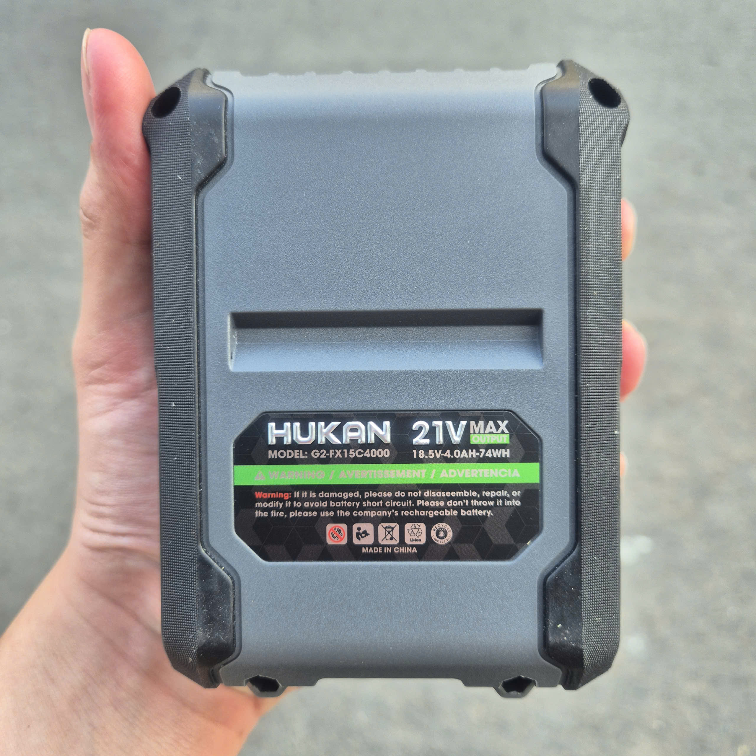 Bộ pin 4.0Ah và sạc 1.5Ah (Gen 2) HUKAN CB-FX4000