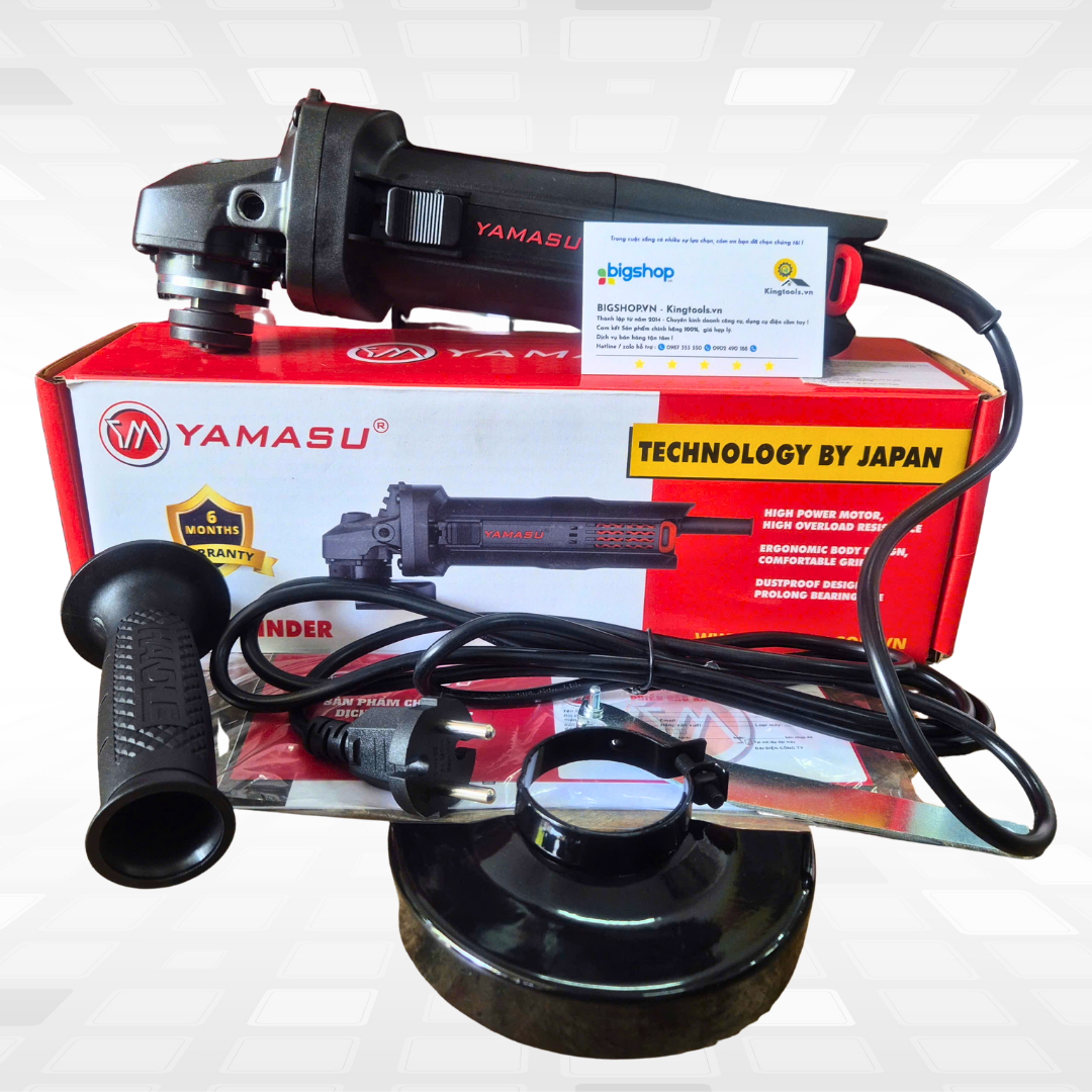 Máy mài góc tay ngắn YAMASU YMS-101 (Công tắc sườn - 900W)