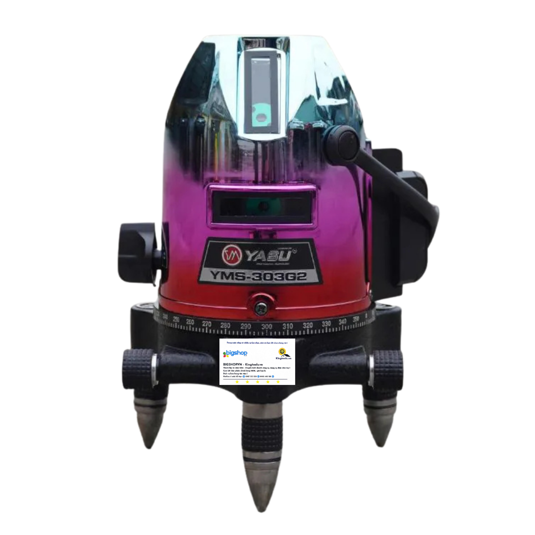 Máy cân bằng laser 5 tia xanh Yamasu YMS-303G2