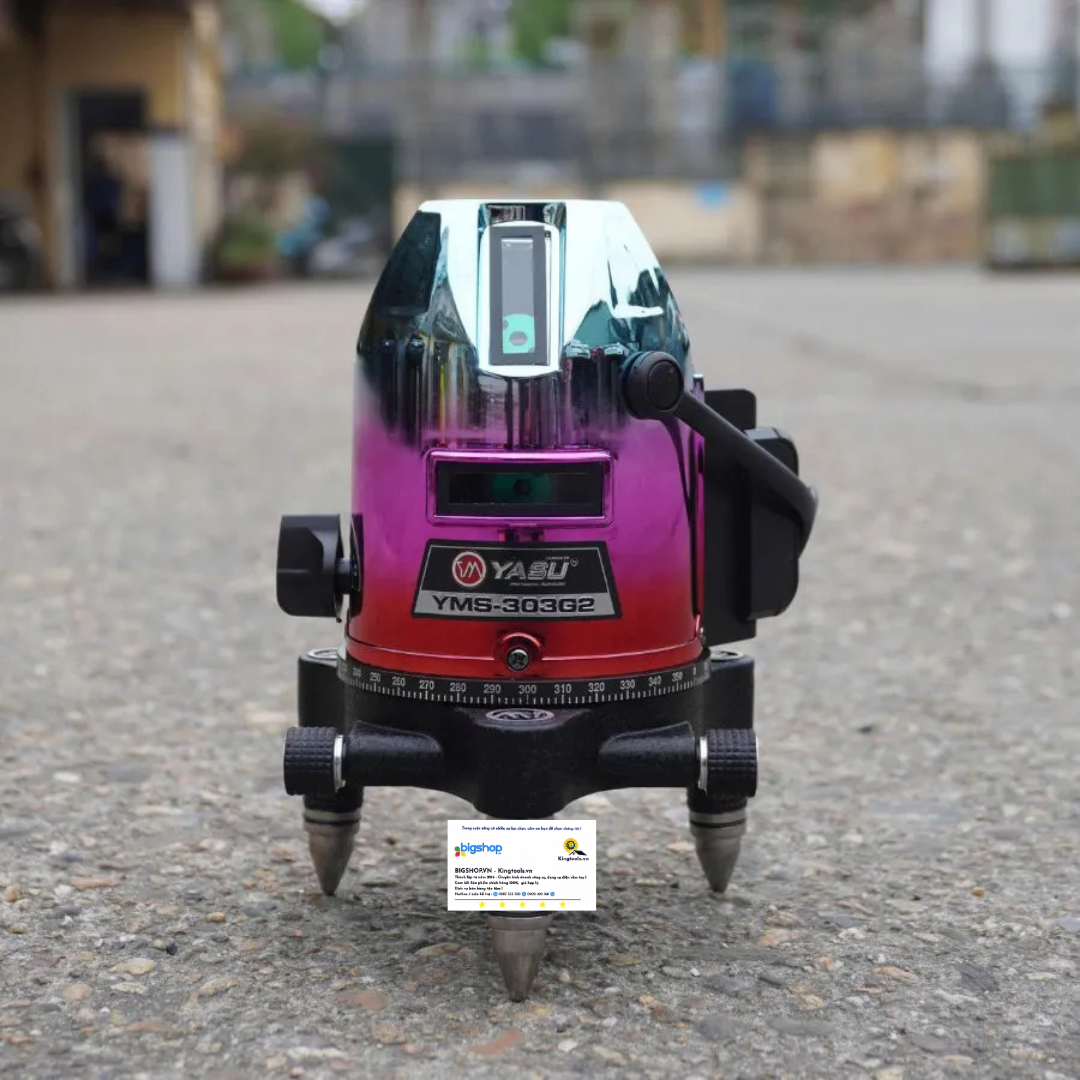 Máy cân bằng laser 5 tia xanh Yamasu YMS-303G2