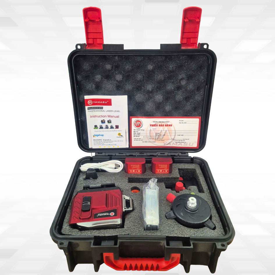 Máy cân bằng laser 12 tia xanh YAMASU YMS-12D