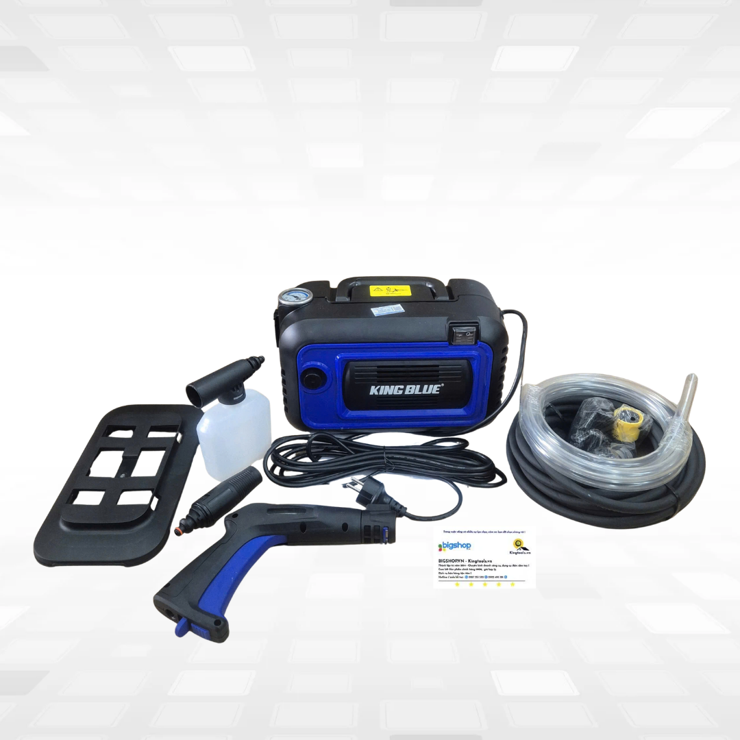 Máy rửa xe cao áp KINGBLUE KBA-I1500 (Công suất 1500W)