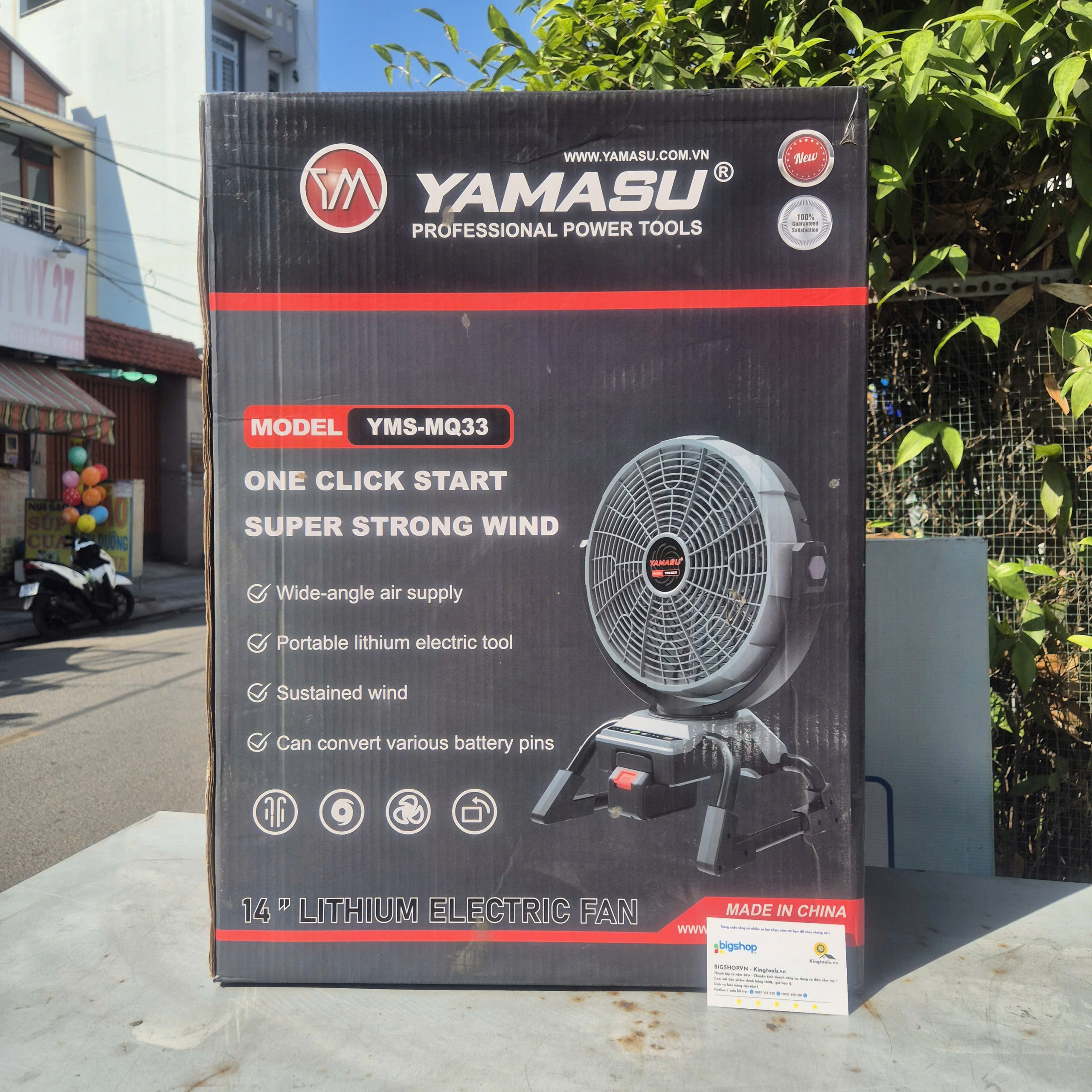 Quạt tích điện dùng pin Yamasu YMS –MQ33