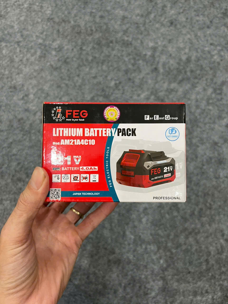 Pin 10 cell 21V/4.0AH FEG EGAM21A4C10