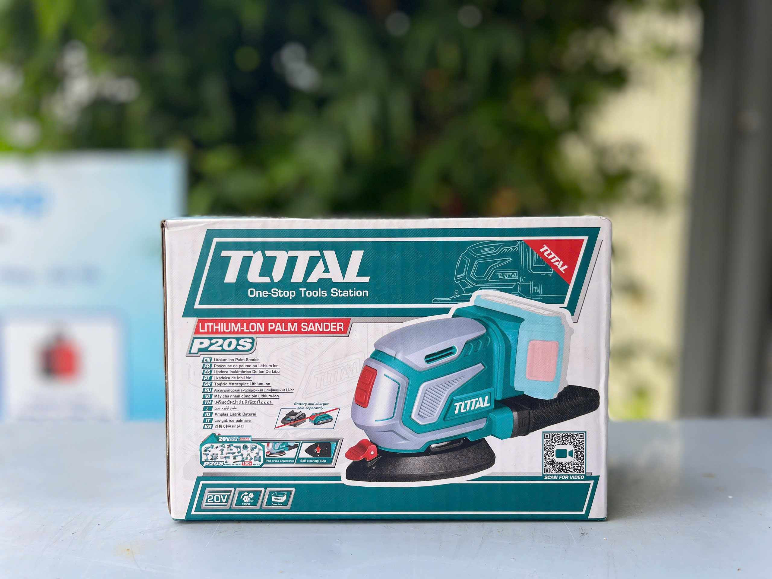 Máy chà nhám dùng pin 125mm Total TDSLI2051 20V