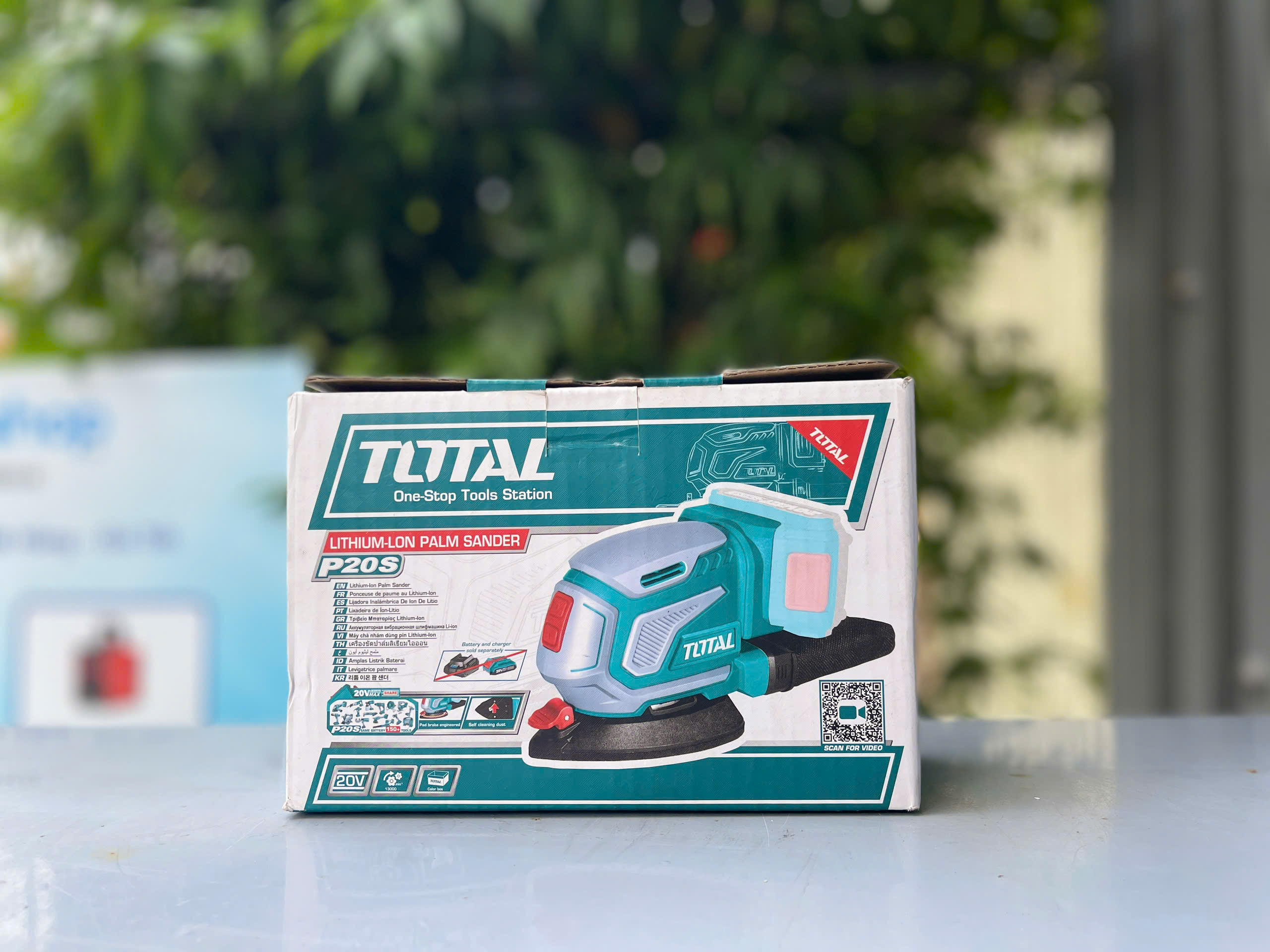 Máy chà nhám dùng pin 125mm Total TDSLI2051 20V