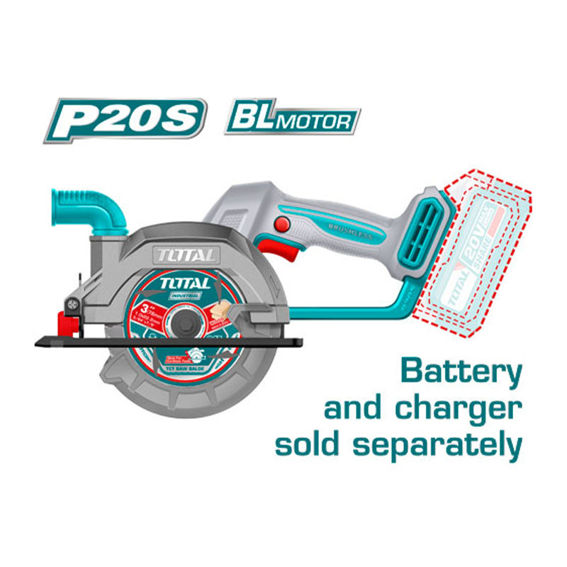 Máy cưa đĩa dùng pin 20V Total TSLI1402 (Chưa Pin & Sạc)
