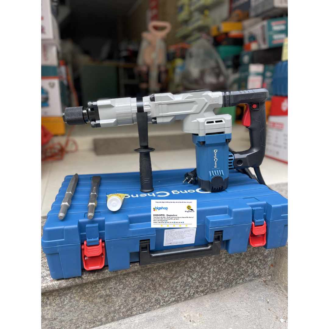 Máy đục bê tông DONGCHENG DZG07-6 (CS 1600W, Mũi 17 ly)