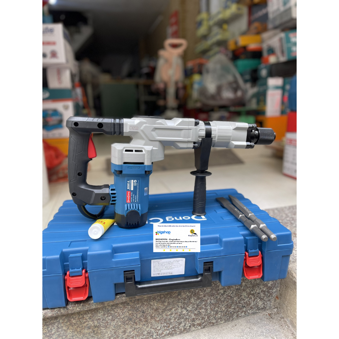 Máy đục bê tông DONGCHENG DZG07-6 (CS 1600W, Mũi 17 ly)