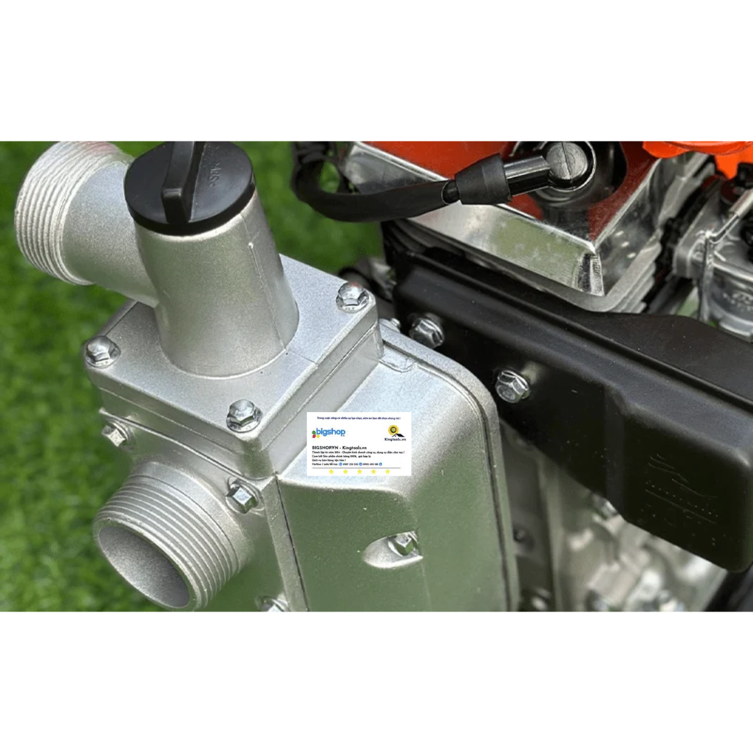 Máy bơm nước chạy xăng 1.5 inch KABUTO KBP15L (Công suất 2.5HP, 4 kỳ)