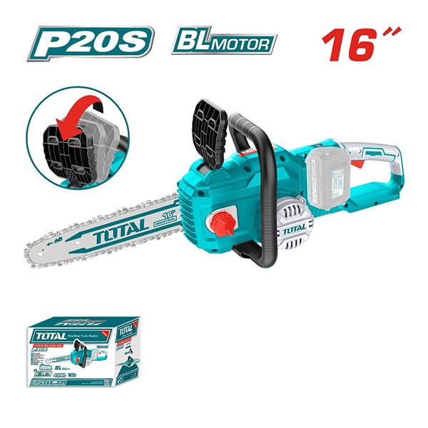 Máy cưa xích dùng pin 20Vx2 Total TGSLI40168 (Chưa Pin & Sạc)