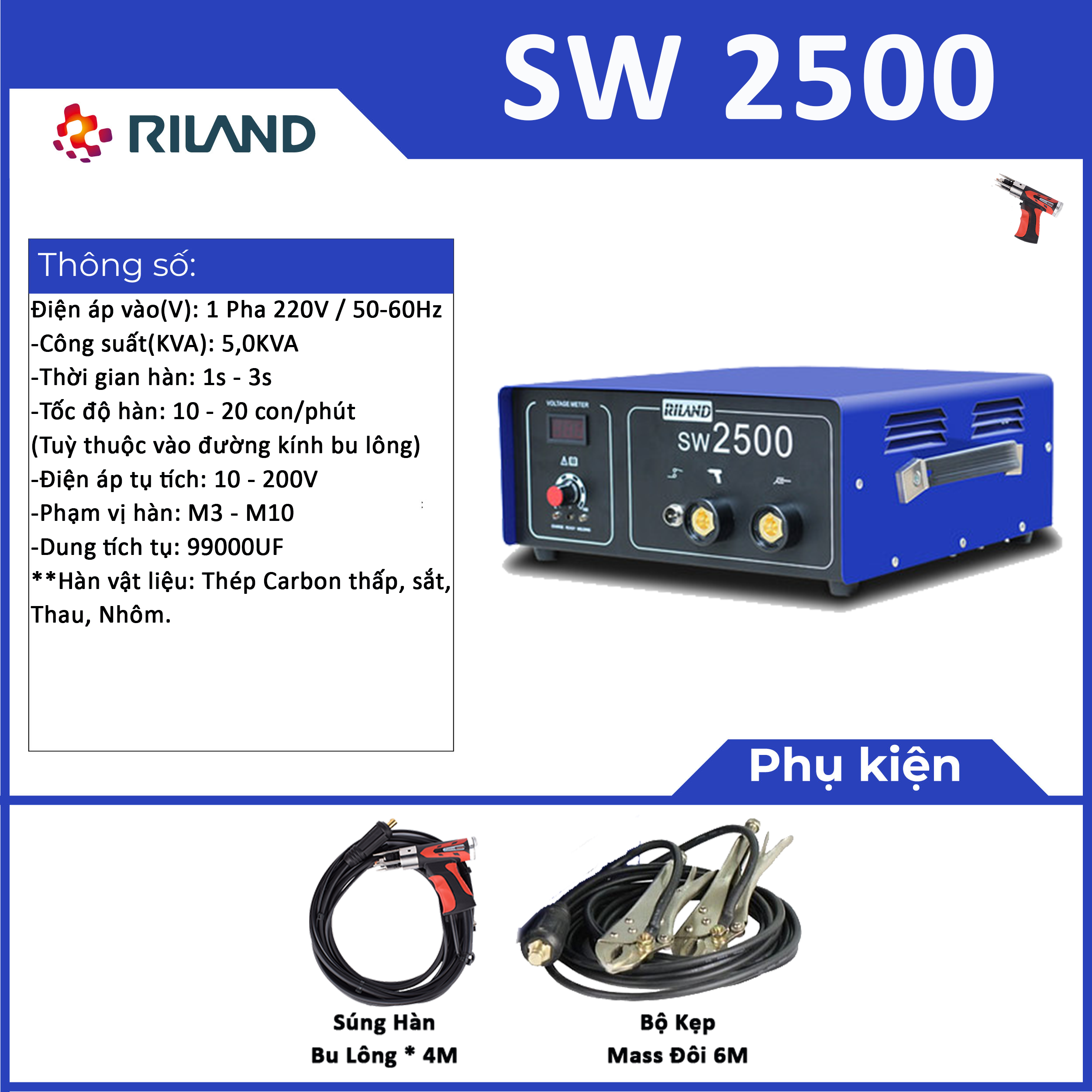 Máy hàn RILAND SW 2500