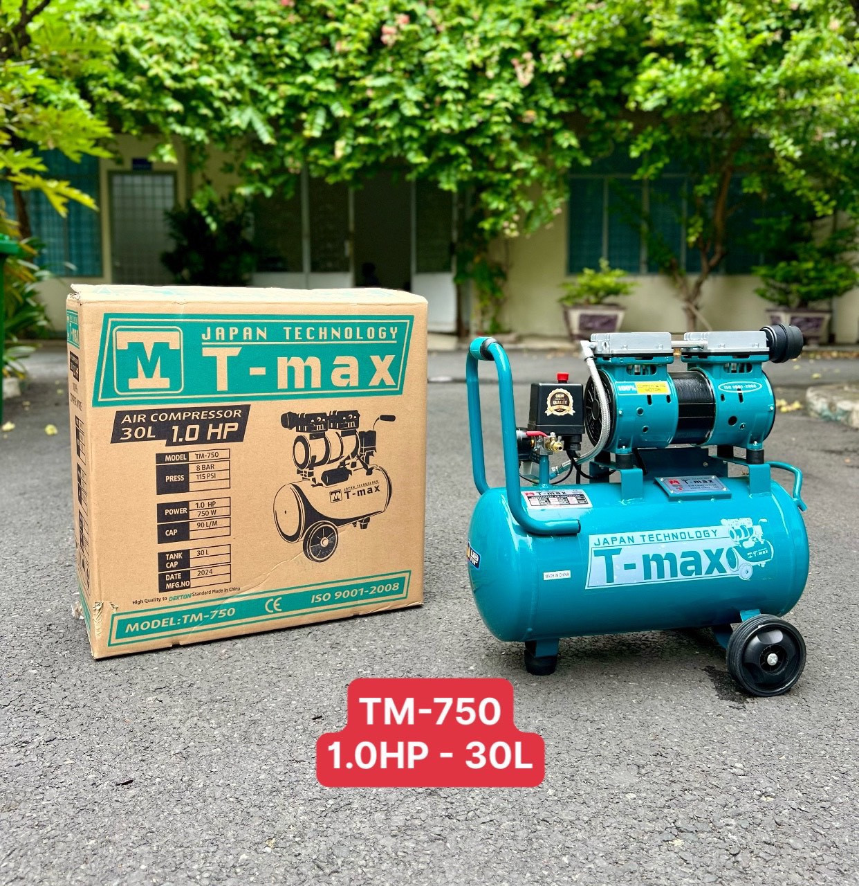 Máy nén khí không dầu TMAX TM750