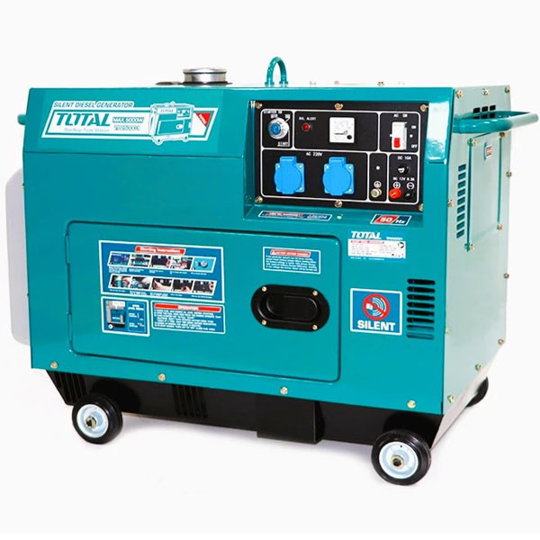 Máy phát điện dùng dầu 6.5kW Total TP265001 