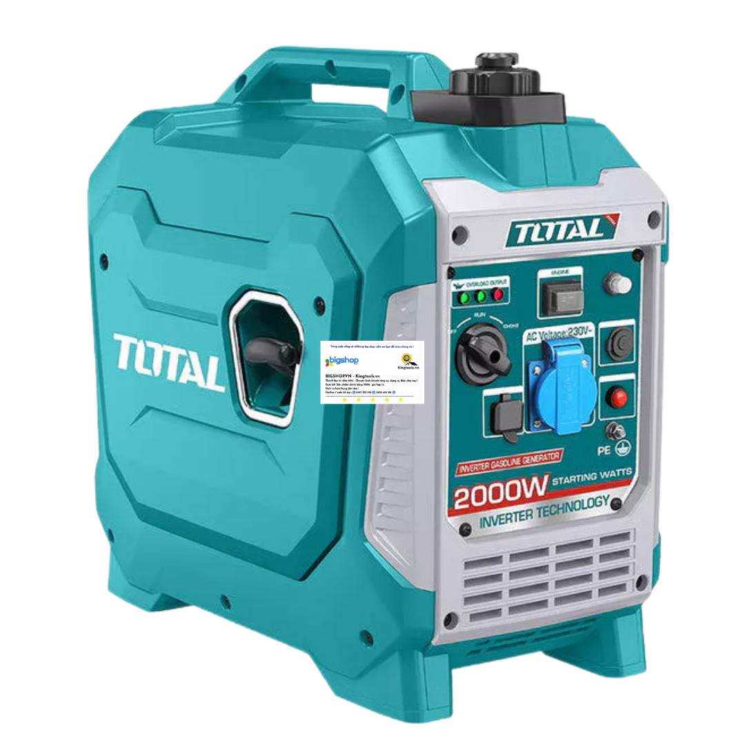 Máy phát điện dùng xăng biến tần 2.0KW TOTAL TP523006
