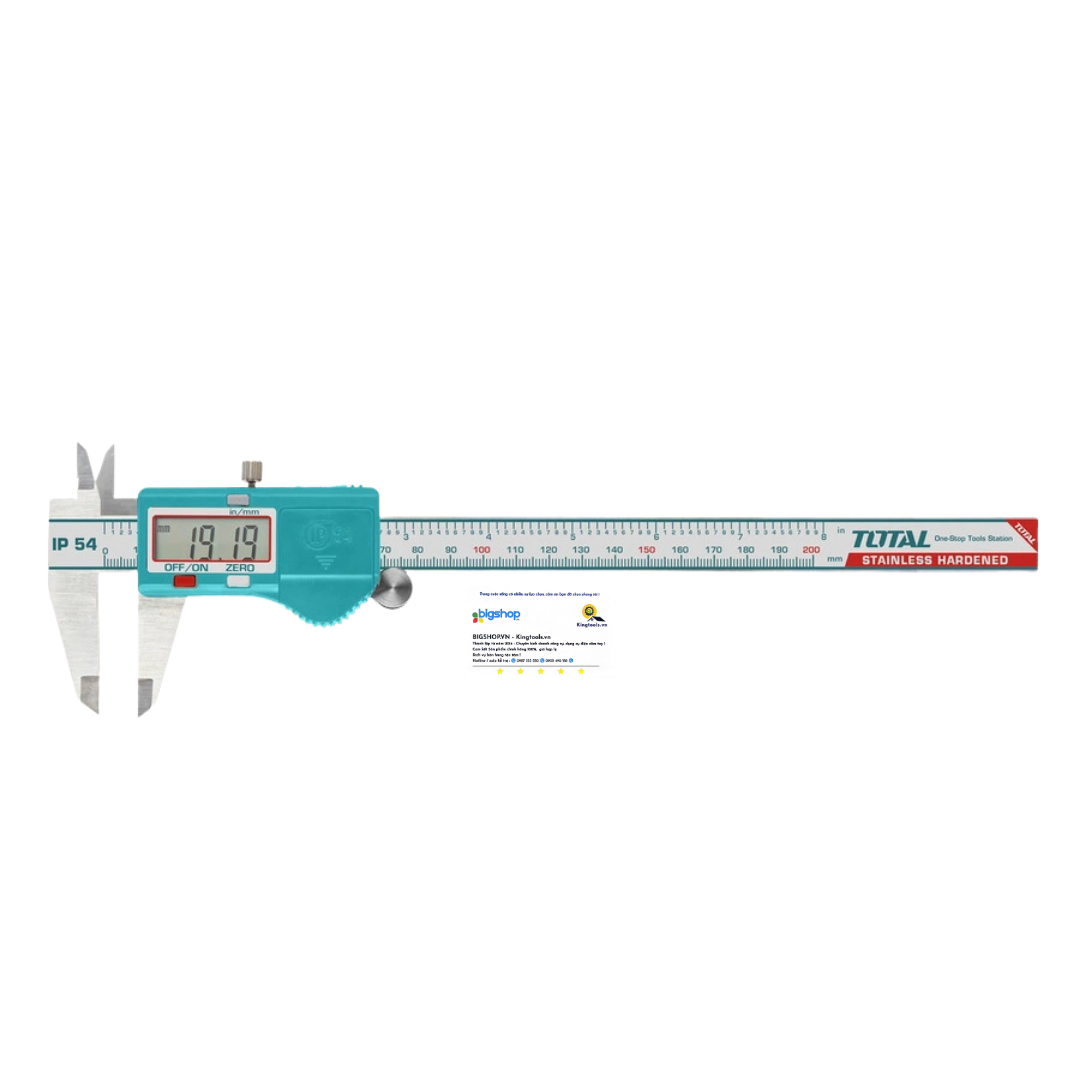 Thước cặp điện tử 200mm TOTAL TMT322006 (IP54)
