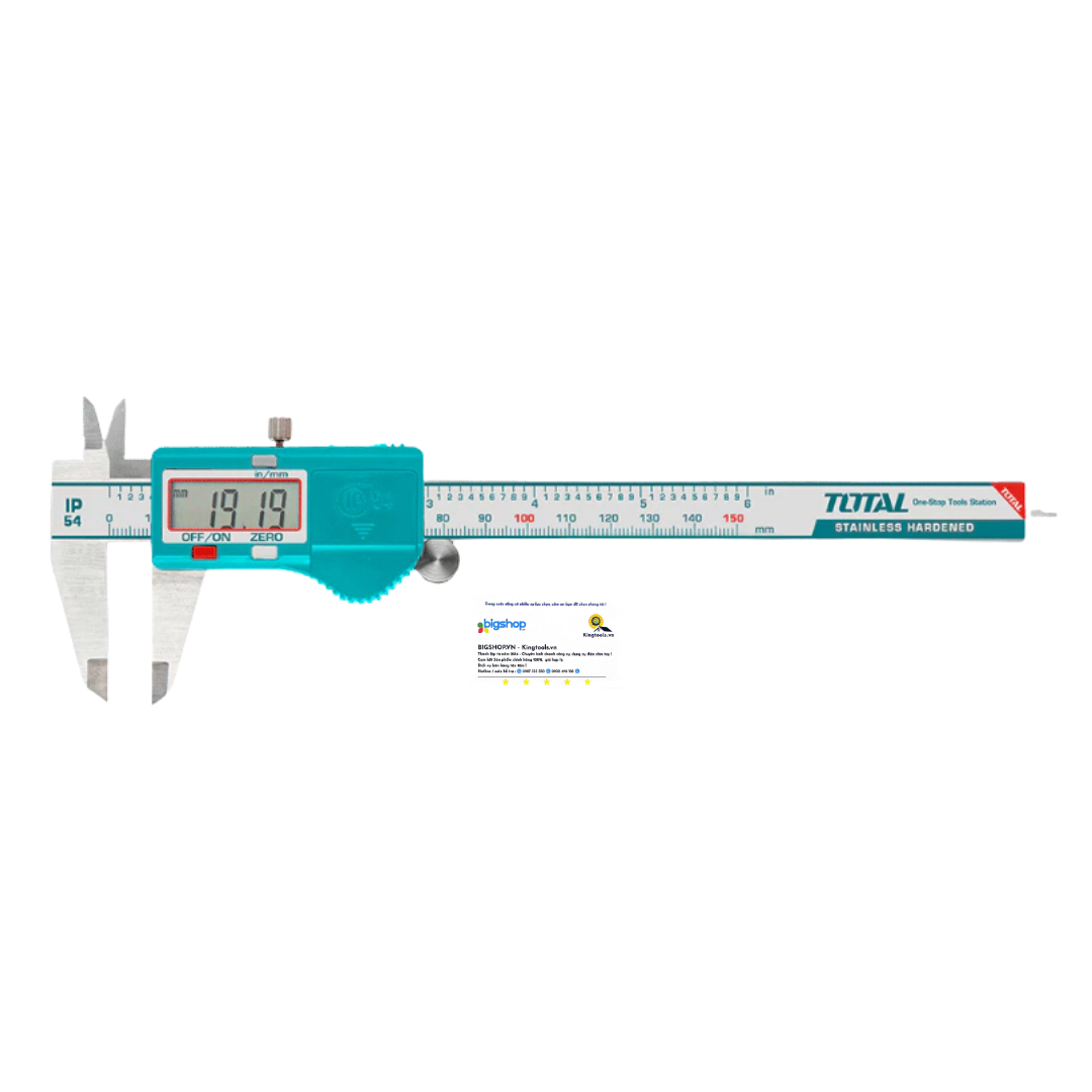 Thước cặp điện tử 150mm TOTAL TMT321506 (IP54)