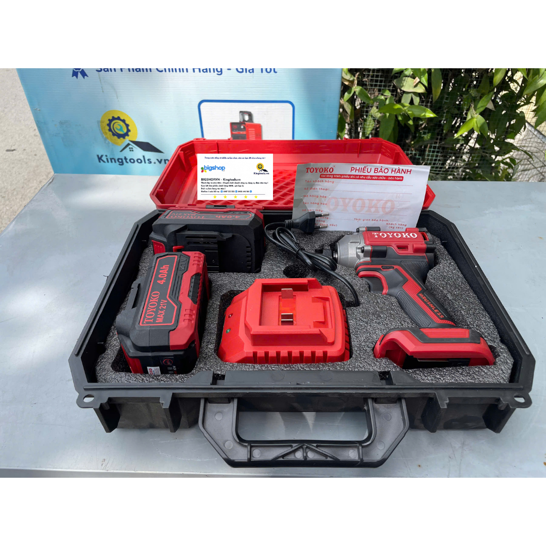 Máy siết vít dùng pin 21V TOYOKO T21230G (Lực siết 230Nm)