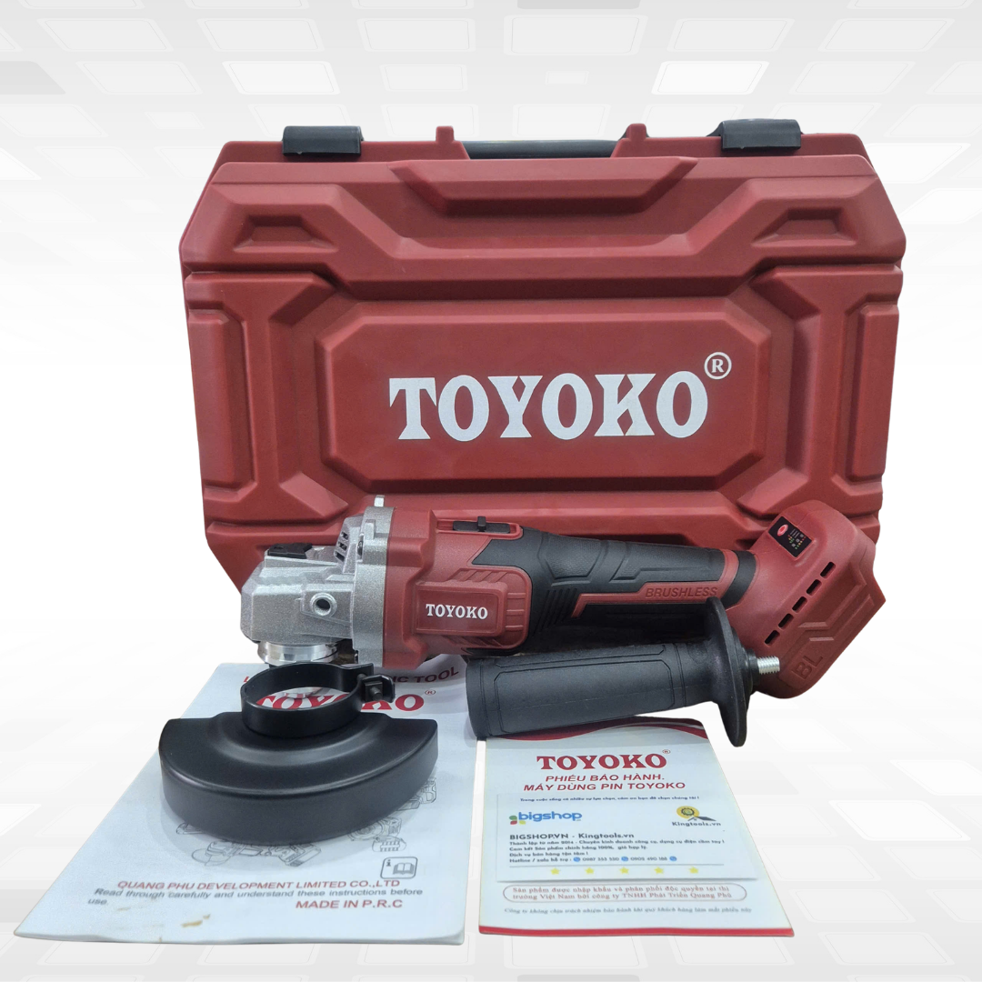 Máy mài góc dùng pin TOYOKO T01100G (Đĩa 100mm)