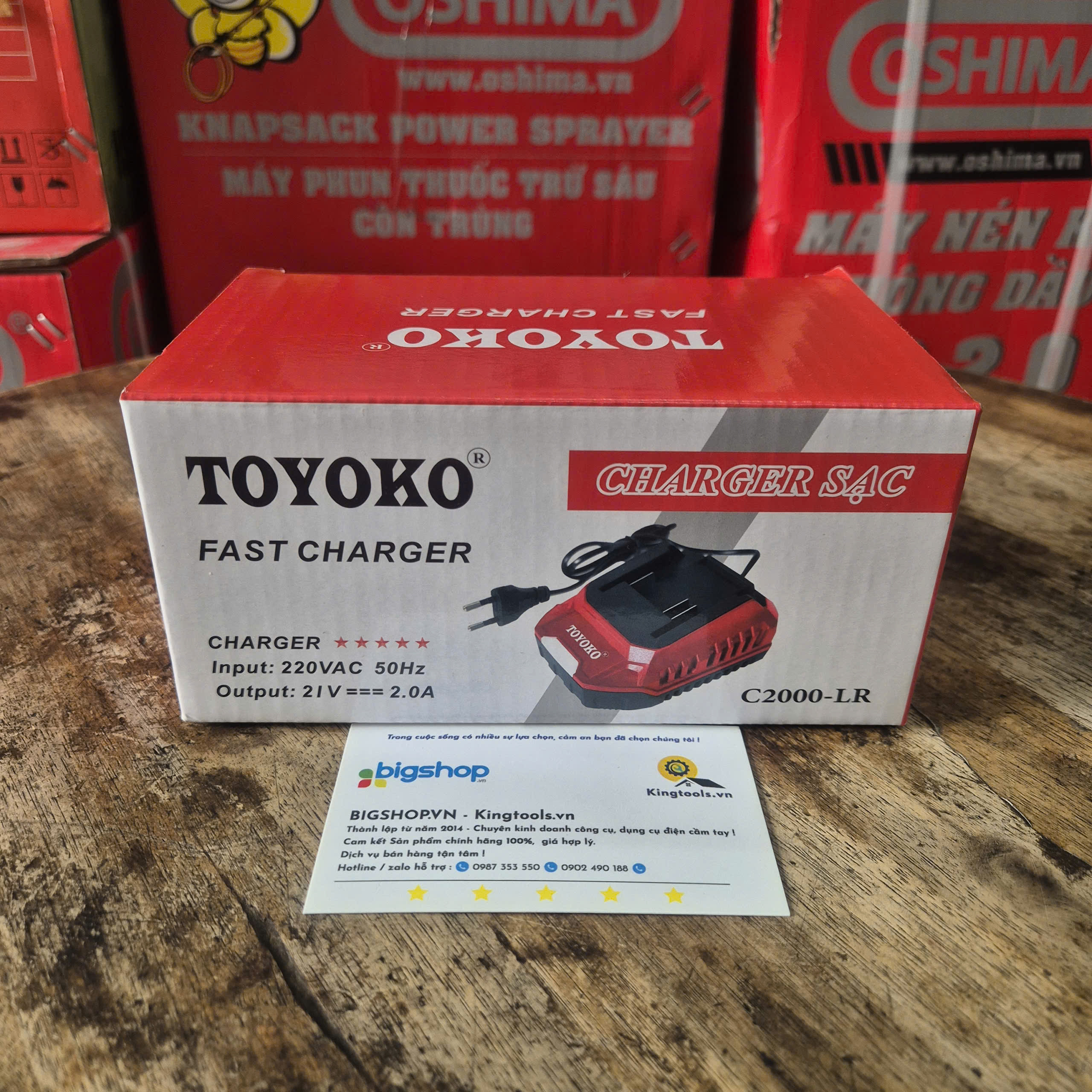 Sạc nhanh 21V/2.0Ah TOYOKO C2000-LR