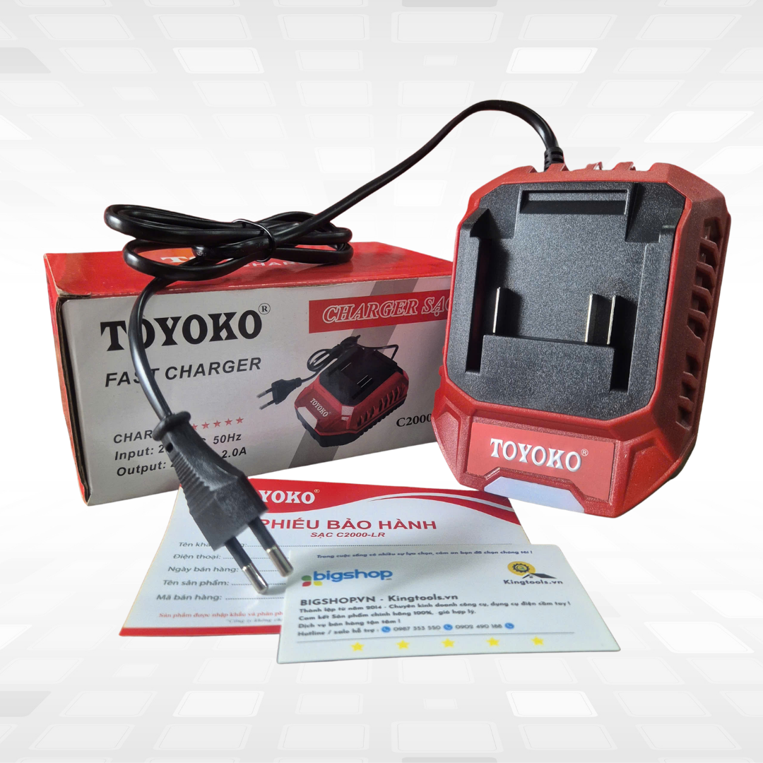 Sạc nhanh 21V/2.0Ah TOYOKO C2000-LR