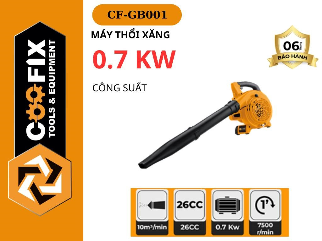 Máy thổi bụi, thổi lá dùng xăng COOFIX CF-GB001