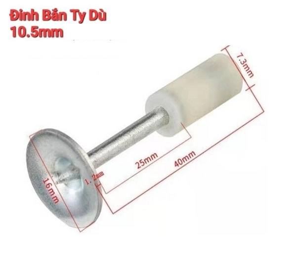 Hộp 100, 200 đinh hạt nổ dành cho súng bắn ty trần đủ loại, 7.3mm