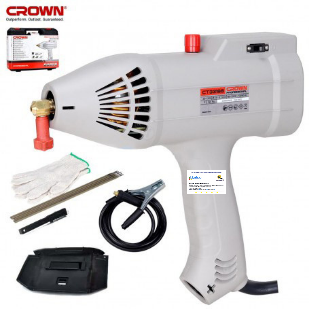 Máy hàn que mini Crown CT33188 (Dòng hàn 120A)