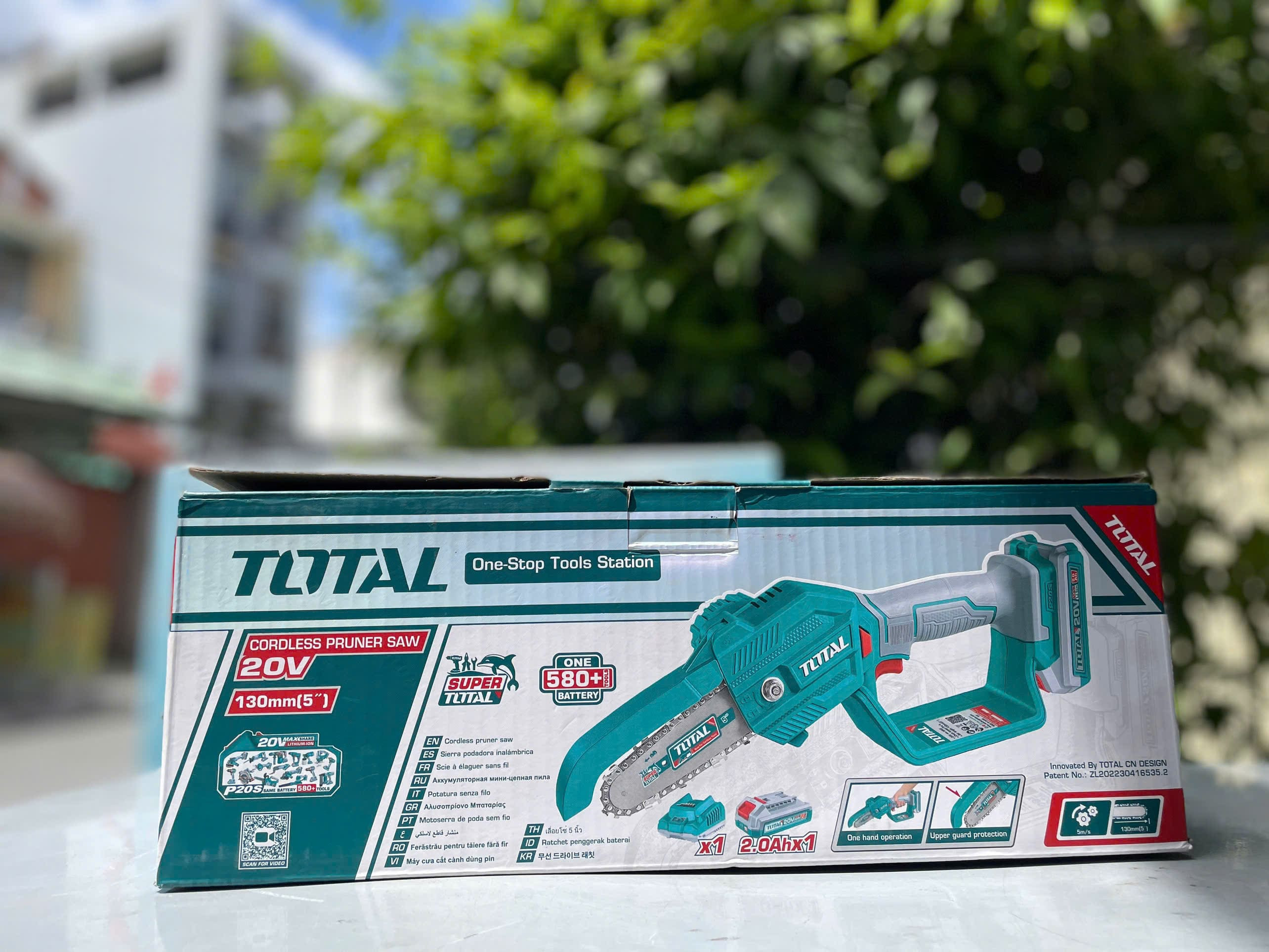 Máy cắt tỉa cành dùng pin 20V Total TGSLI20581 (1 Pin 2.0Ah & Sạc)