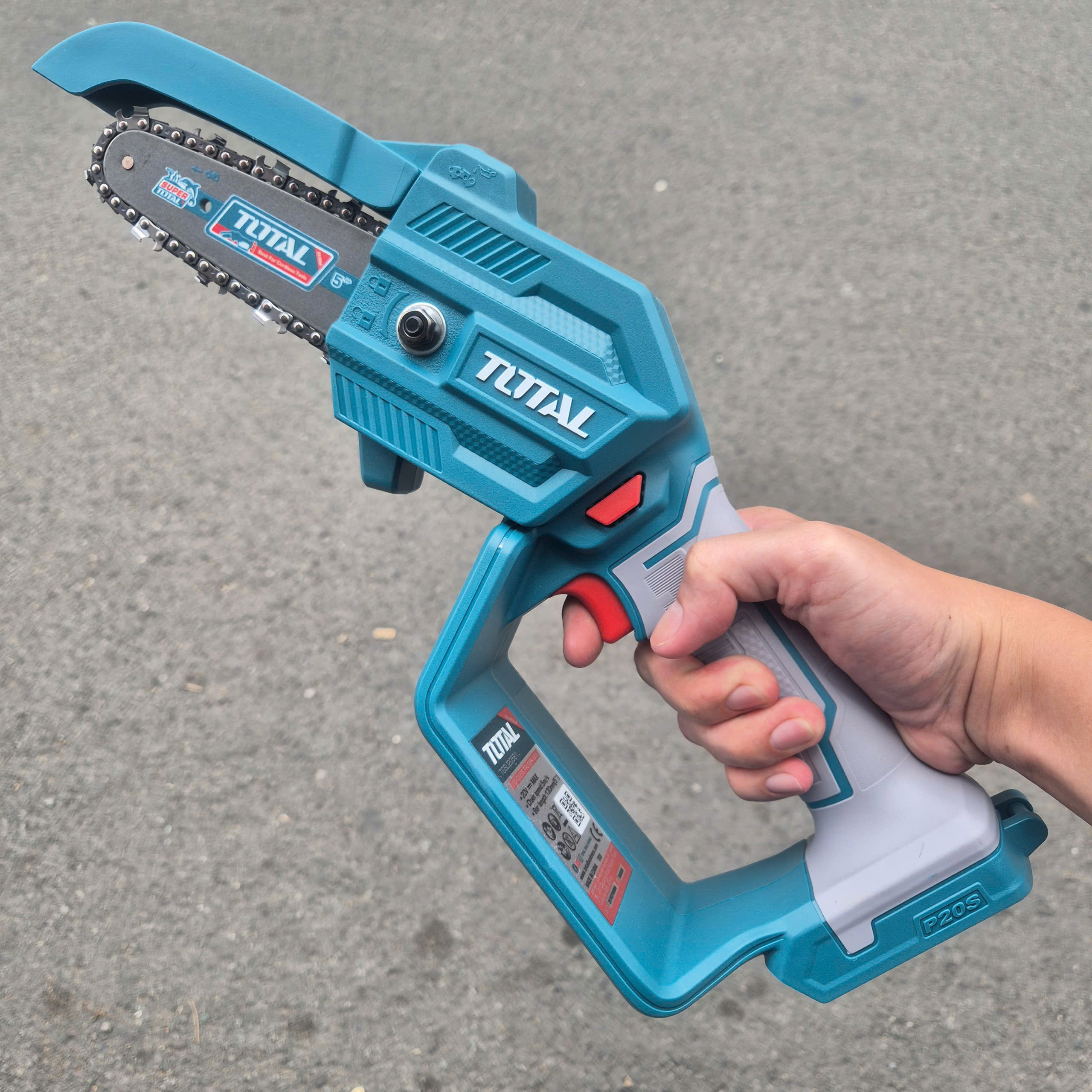 Máy cưa xích dùng pin 20V TOTAL TGSLI20581 (1 Pin 2.0Ah & Sạc)