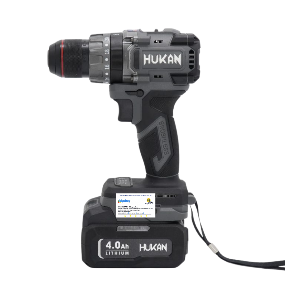 Máy khoan pin 13mm HUKAN HM21-G2-Z1700 (GEN 2)