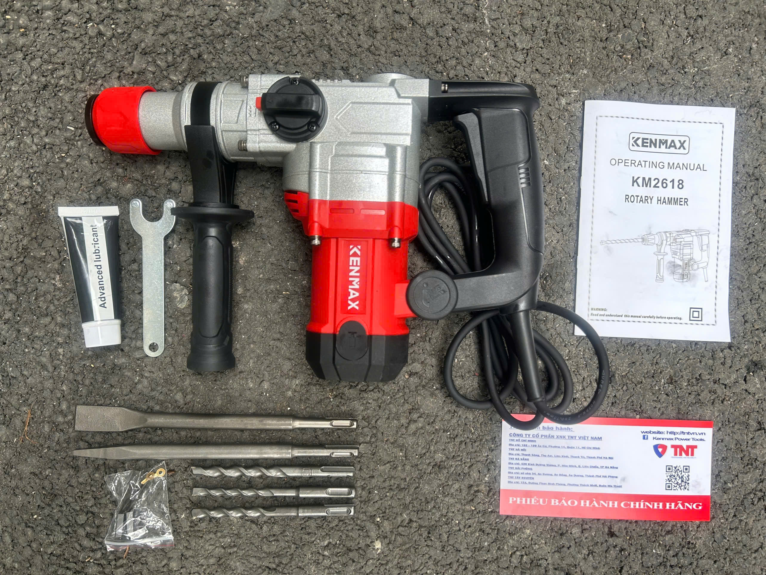 Máy khoan búa 2 chức năng KM-2618