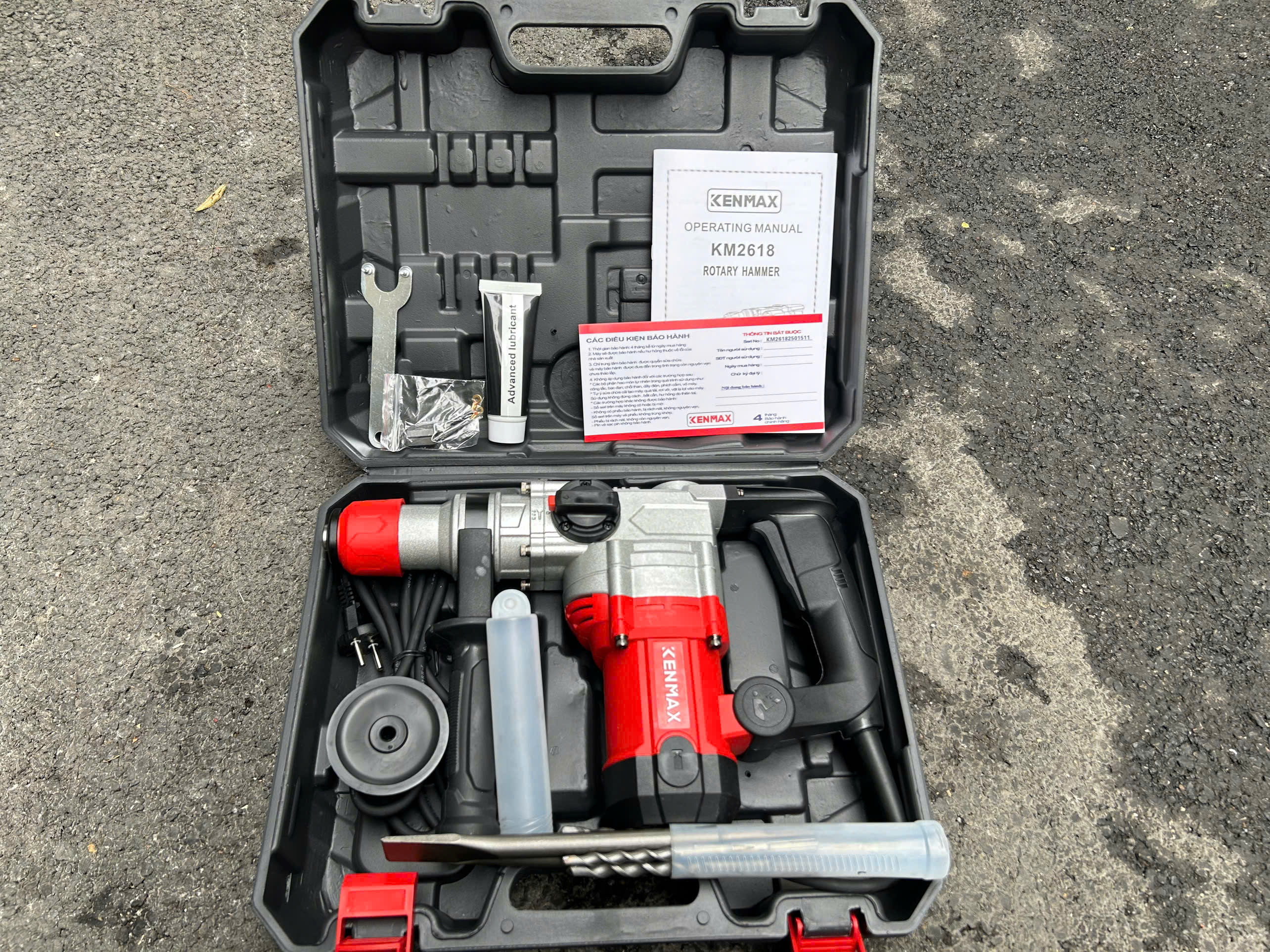 Máy khoan búa 2 chức năng KM-2618