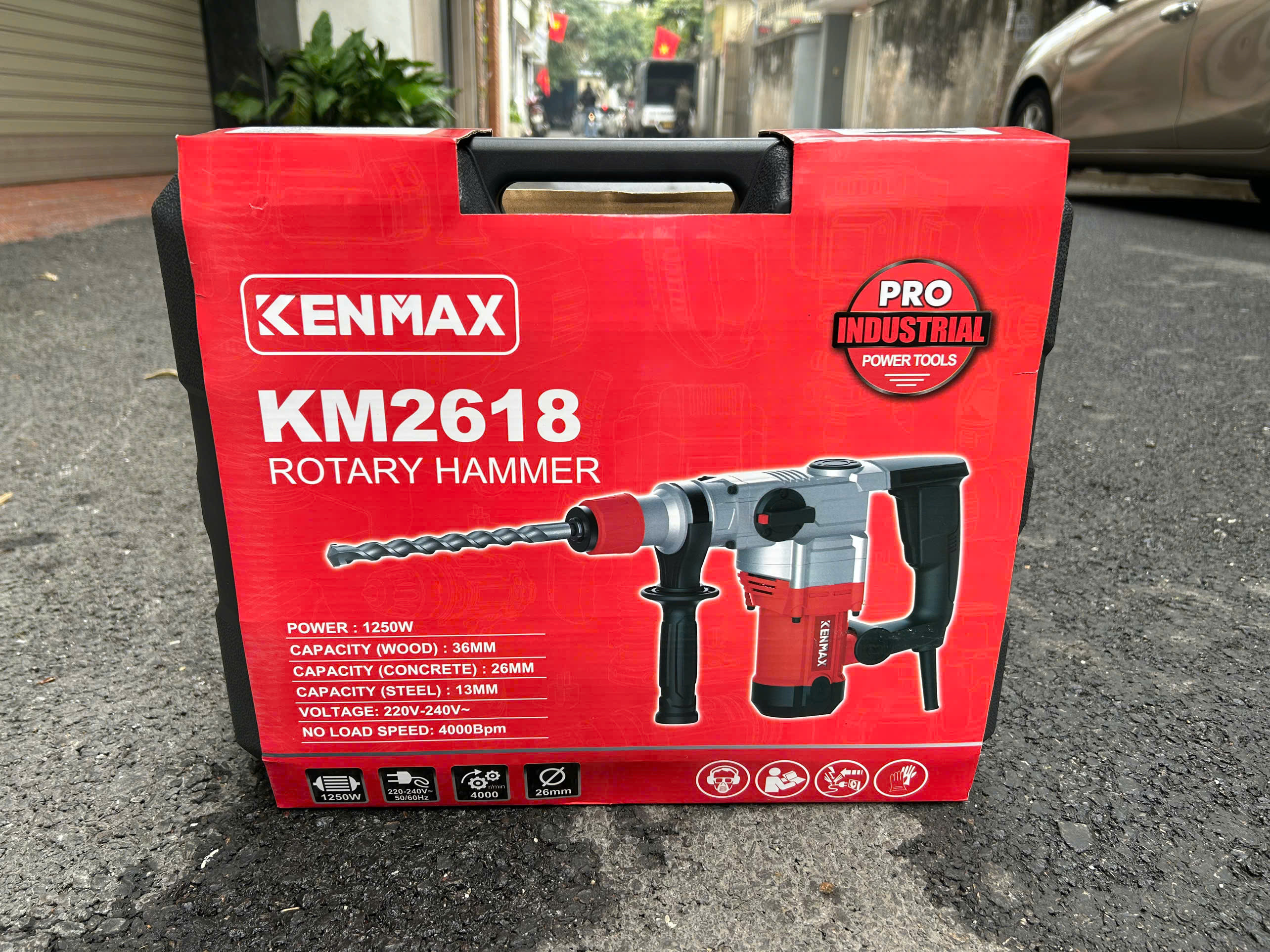Máy khoan búa 2 chức năng KM-2618