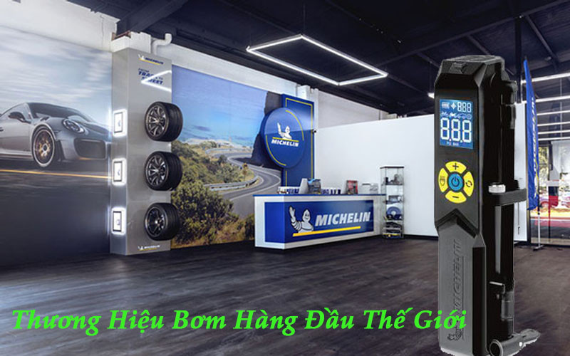 Máy Bơm Lốp Ô Tô Không Dây Michelin 3321 Cao Cấp