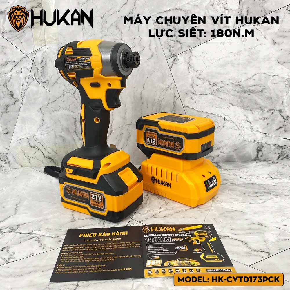 Máy chuyên vít dùng pin Hukan HK-CVTD173PCK