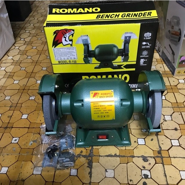 Mài hai đá ROMANO R-150 công suất 250W