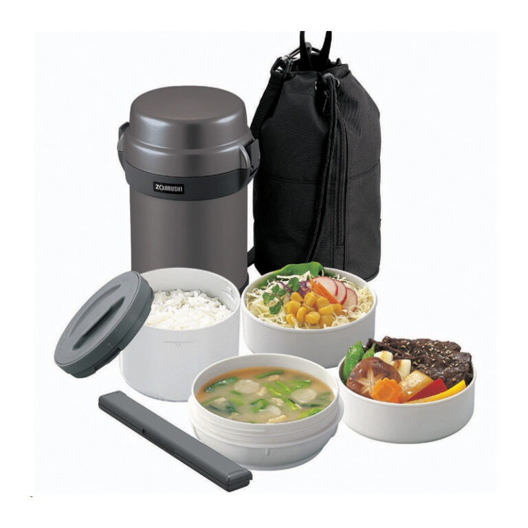 Hộp cơm giữ nhiệt Zojirushi 3 ngăn mã SL-JAF14, 1.23L
