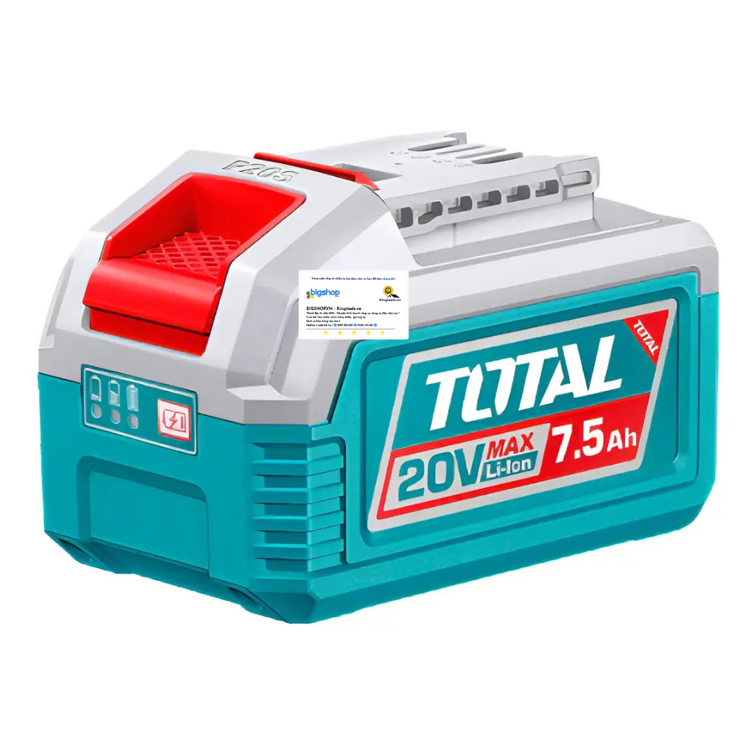 Pin Lithium-Ion TOTAL TFBLI2075 – Dòng P20S, 20V/7.5Ah