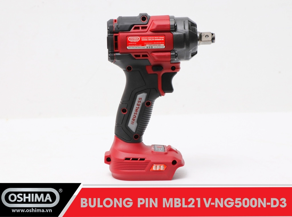 Máy mở bu lông pin lithium Oshima MBL21V-NG500N-D3 